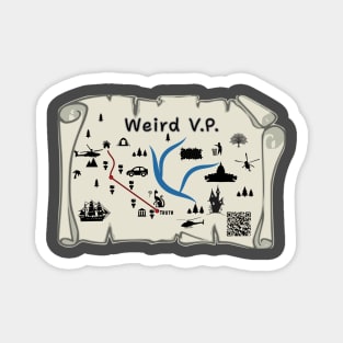 Weird V.P. Map Shirt Magnet