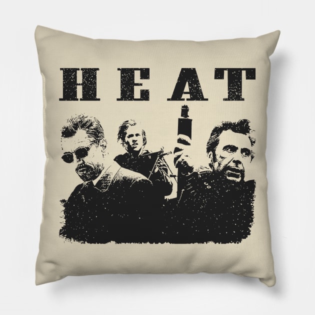 Heat // movie retro Pillow by akunetees