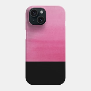 watercolor pure color aquarelle : strong pink Phone Case