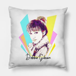 Wpap Pop Art Debbie Gibson 80s Pillow