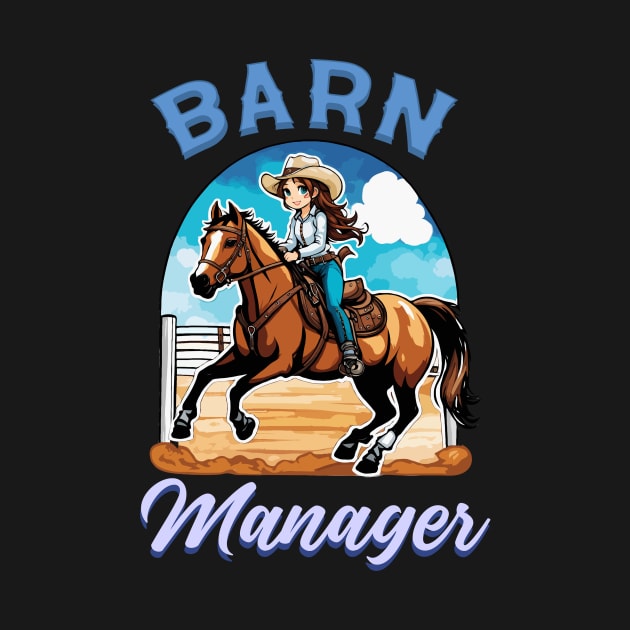 Barn Manager I Equestrian Pony Horse Fan by biNutz