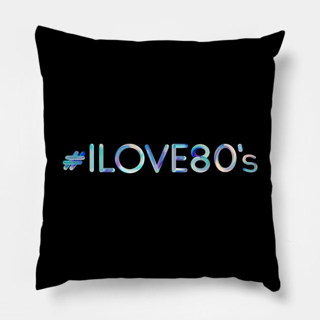 I love 80s Pillow by arkitekta