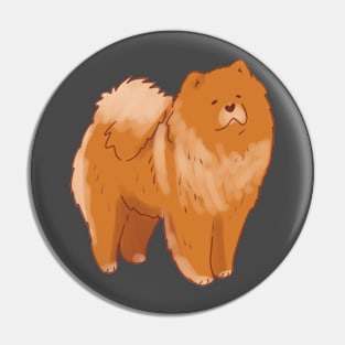 Chow chow dog Pin