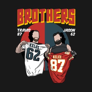 Kelce Brothers Comic Style T-Shirt