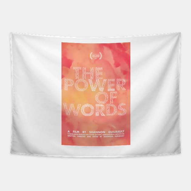 "The Power of Words" by Shannon Guibault (Rockville High) Tapestry by QuietCornerFilmFestival