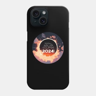 Dawn of Solar Eclipse, Astronomical Event Total Solar Eclipse Art Phone Case