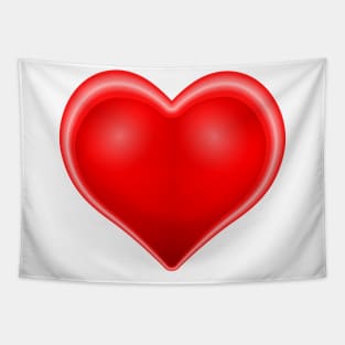 Stylized valentine heart Tapestry