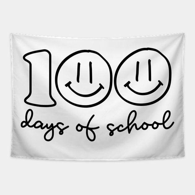 100 days of school Tapestry by M.Y