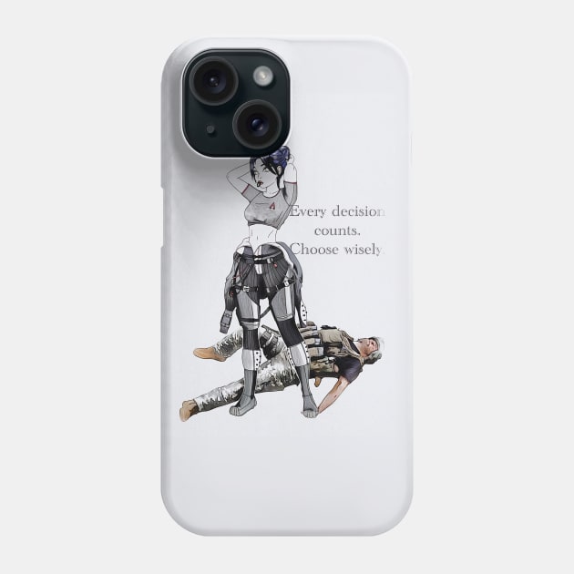 Wraith Apex Gamer Phone Case by Boztik-Designs