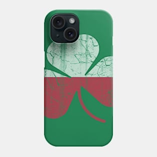 Polish Irish Flag Shamrock St Patricks Day Phone Case