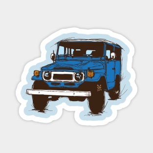 FJ40 Blue Magnet