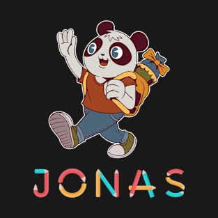 Einschulung Panda Jonas T-Shirt