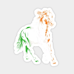 Irish Pride Horse Magnet