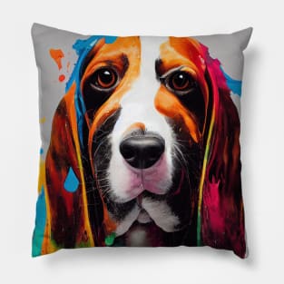 Vasset Hound Dog Pet Cute Adorable Animal Compagnon Pillow