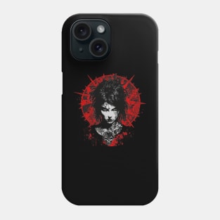 Girl, aesthetic, Occult, Unholy, grunge, Emo, Punk, Satanic, e girl, egirl, goth, baphomet, punk rock, death metal Phone Case