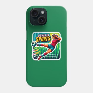 Athletic Women in Sports - Women's Soccer Pride Phone Case