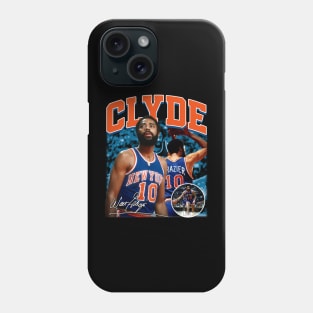 Walt Frazier The Clyde Basketball Legend Signature Vintage Retro 80s 90s Bootleg Rap Style Phone Case