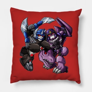 Skirmish of the Animalistic Robots Pillow