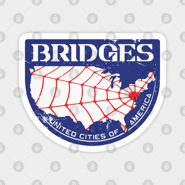 Bridges United Cities of America Death Stranding Magnet by RevLevel