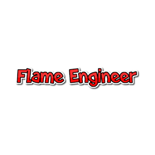 Flame Engineer logo T-Shirt