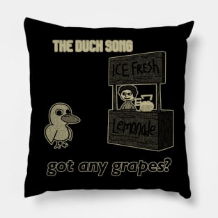 the duck song// black white design T-Shirt Pillow