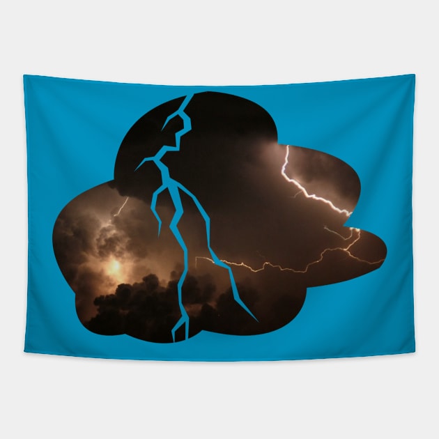 thunderstorm Tapestry by FromBerlinGift