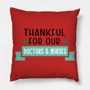 Thankful for our Doctors Pillow