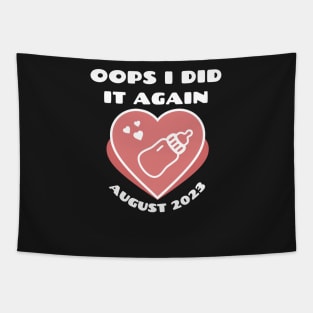 Oops i did it again pregnancy announcement Tapestry