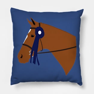 Blue Ribbon (Chestnut) Pillow