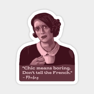 Fleabag Portrait and Quote Magnet