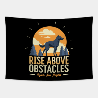 Ascend Beyond: Overcome Obstacles & Reach New Heights Tapestry