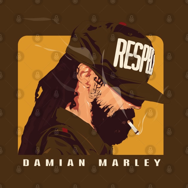 Damian Marley by JhomArtStore