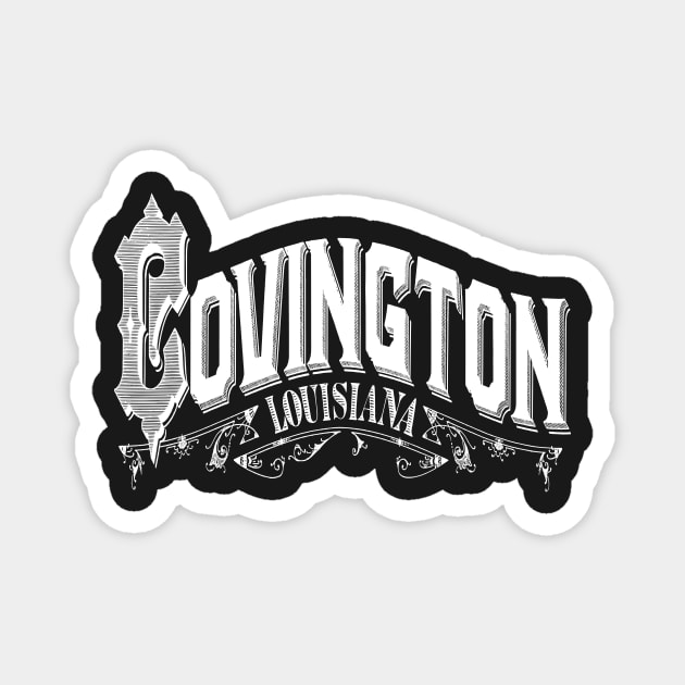 Vintage Covington, LA Magnet by DonDota