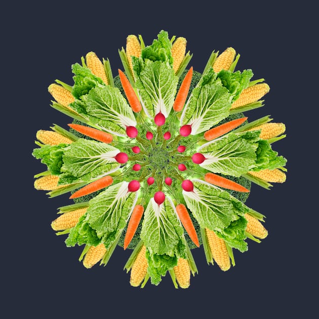 fresh vegetables mandala by burenkaUA