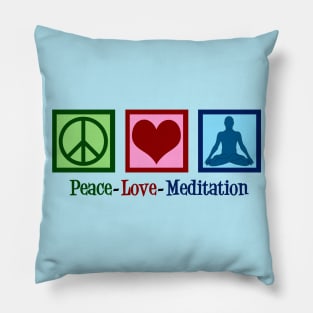 Peace Love Meditation Pillow