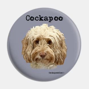 Golden Apricot Cockapoo / Spoodle and Doodle Dog Pin
