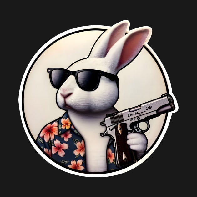 Tactical Bunny by Rawlifegraphic