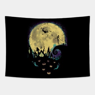 Jack skellington moon phase tapestry top