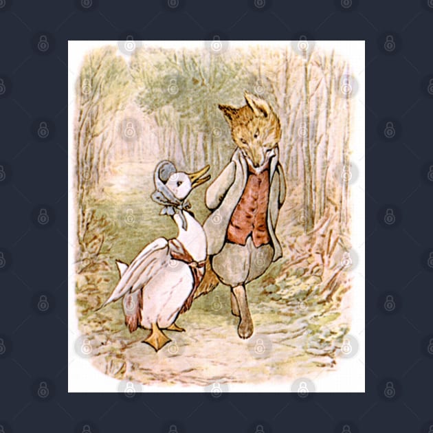 Jemimah Puddleduck and the Gentleman - Beatrix Potter by forgottenbeauty