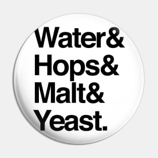 Beer Ingredients Pin