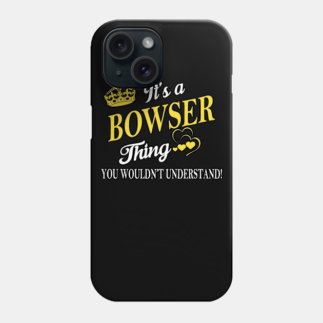 BOWSER Phone Case by Gennieda49