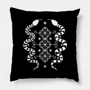 Damballah Wedo Veve loa symbol Pillow