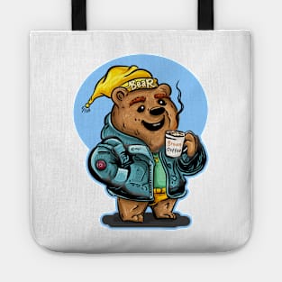 Morning Coffee Bear Tote