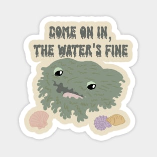 Come On In The Water's Fine Funny Tasselled Wobbegong Magnet