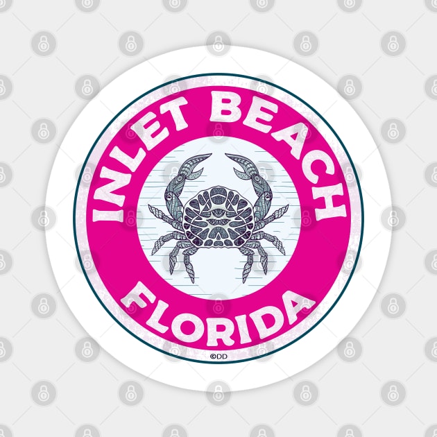 Inlet Beach Florida Crab 30A 30 A Emerald Coast Walton County Magnet by TravelTime