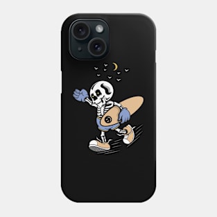 Surf and skull Phone Case