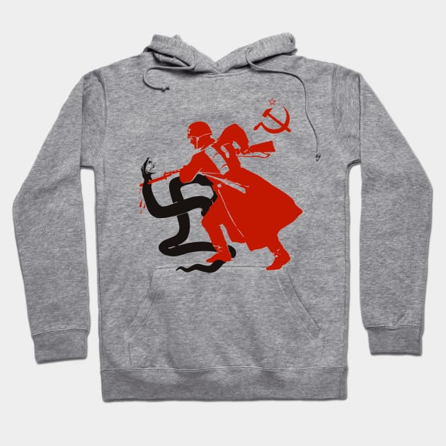 Death To The Fascist Beast - Soviet Propaganda - Soviet Propaganda - Hoodie