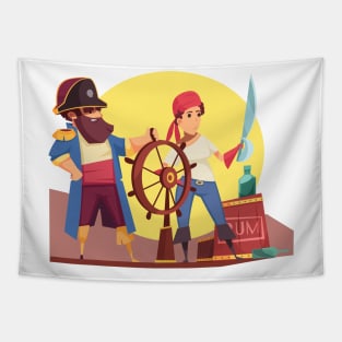 PIRATEN HABEN ES GUT Tapestry