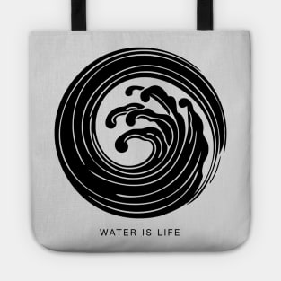 White Wave, Water is Life Tote