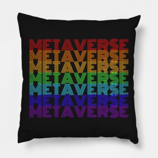 Metaverse NFT Retro Defi Aesthetic Crypto Pillow